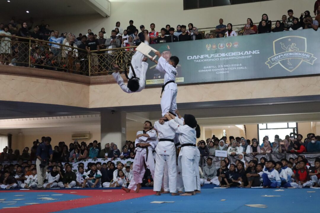 Jaring Bibit Atlet Berbakat, Pusdikbekang Gelar Taekwondo Championship 2024
