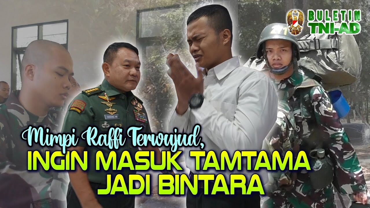 Mimpi Raffi Terwujud, Ingin Masuk Tamtama Jadi Bintara