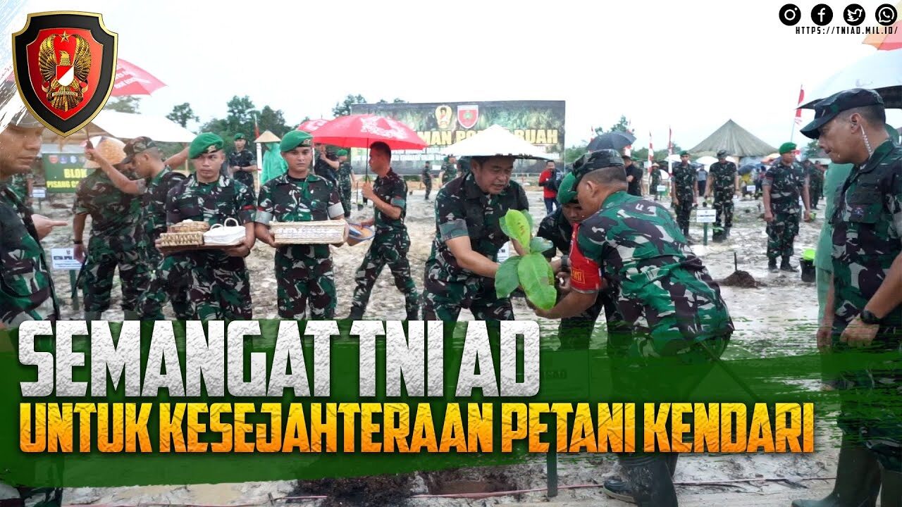 Semangat TNI AD untuk Kesejahteraan Petani Kendari
