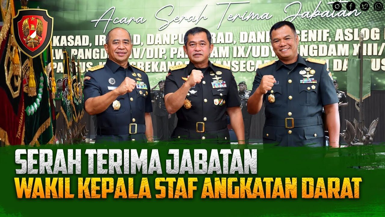 Serah Terima Jabatan Wakil Kepala Staf Angkatan Darat