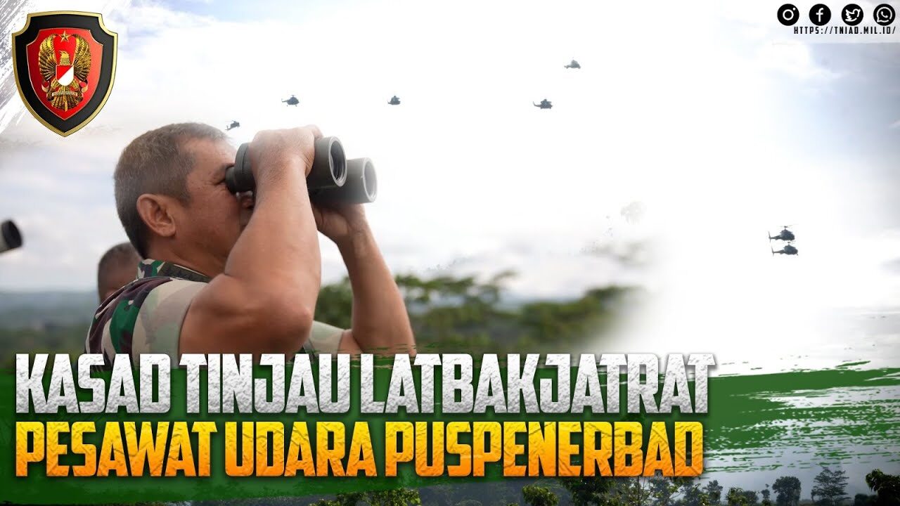 Kasad Tinjau Latbakjatrat Pesawat Udara Puspenerbad