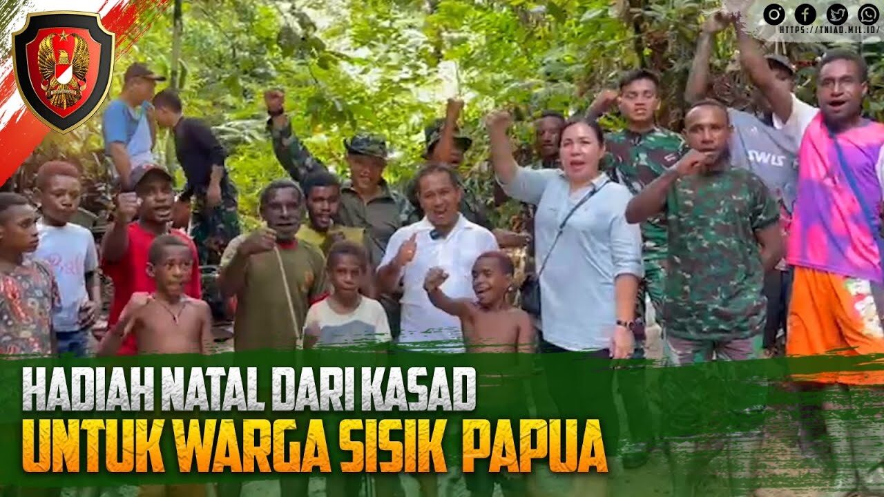 Hadiah Natal dari Kasad untuk Warga Sisik, Papua