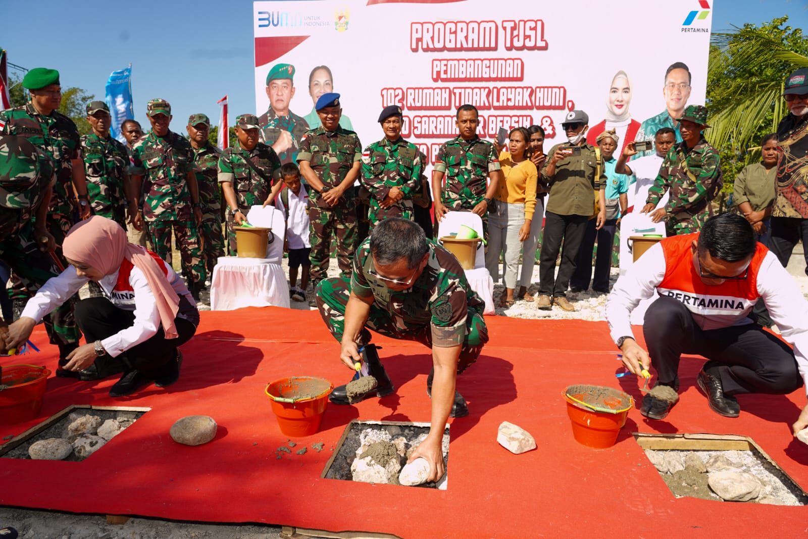 Kasad Datang, Ribuan Sumur Bor Tercipta, Ratusan Rumah Jadi Layak Huni