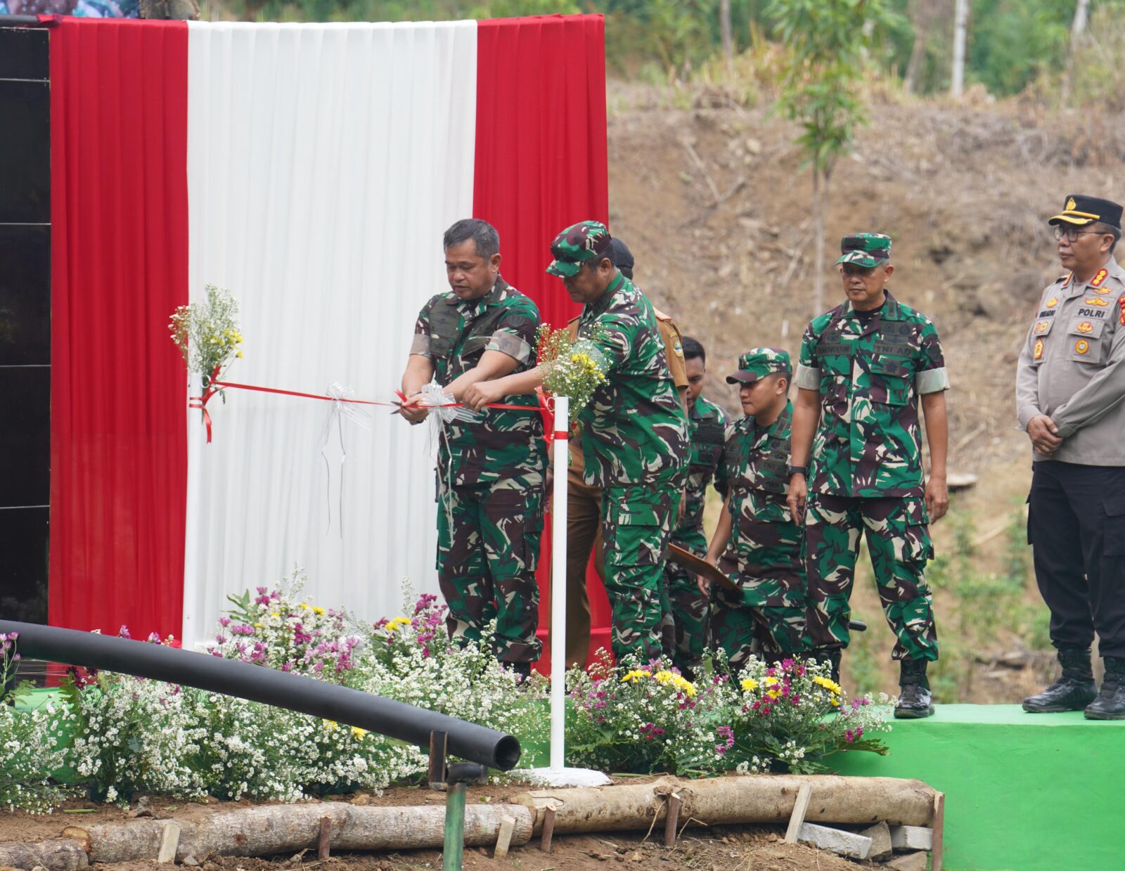 Resmikan Dam Parit Irigasi, Kasad Dorong Hanpangan untuk Sejahterakan Ribuan Petani Sukabumi