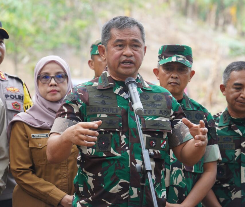 Resmikan Dam Parit Irigasi, Kasad Dorong Hanpangan untuk Sejahterakan Ribuan Petani Sukabumi