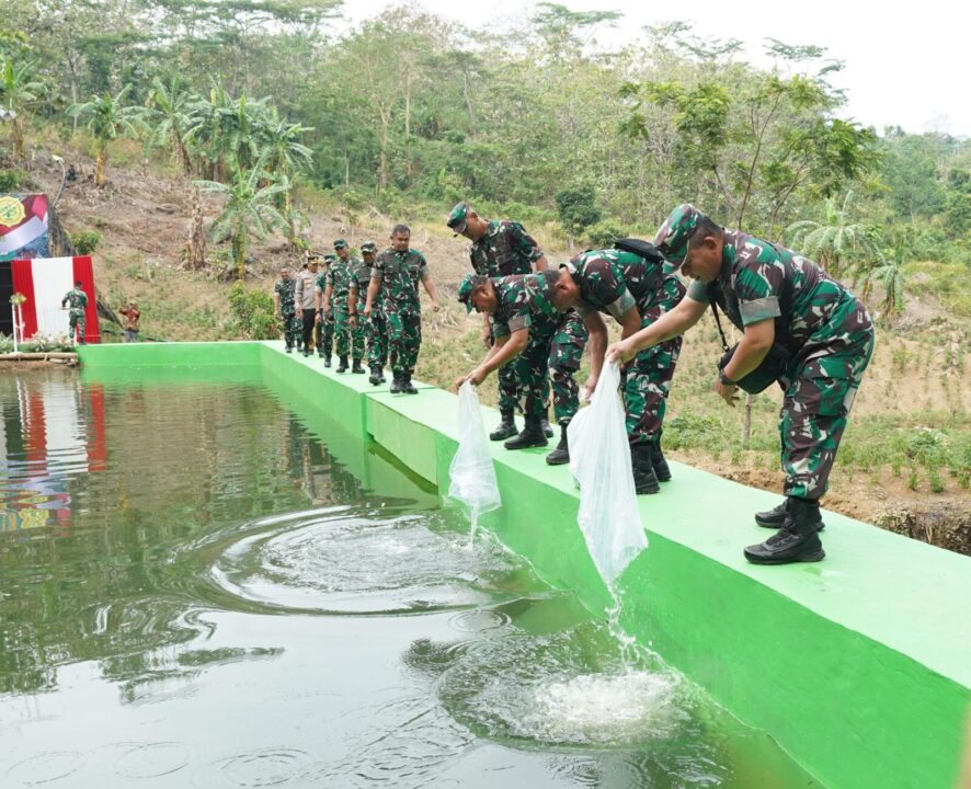 Resmikan Dam Parit Irigasi, Kasad Dorong Hanpangan untuk Sejahterakan Ribuan Petani Sukabumi