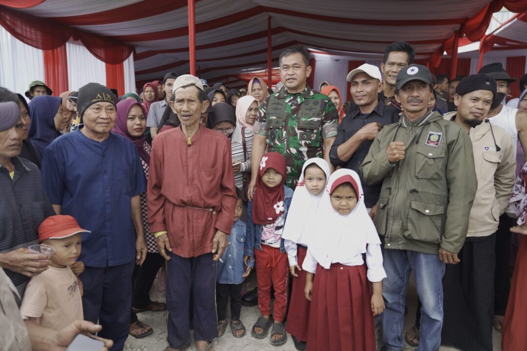 Resmikan Dam Parit Irigasi, Kasad Dorong Hanpangan untuk Sejahterakan Ribuan Petani Sukabumi