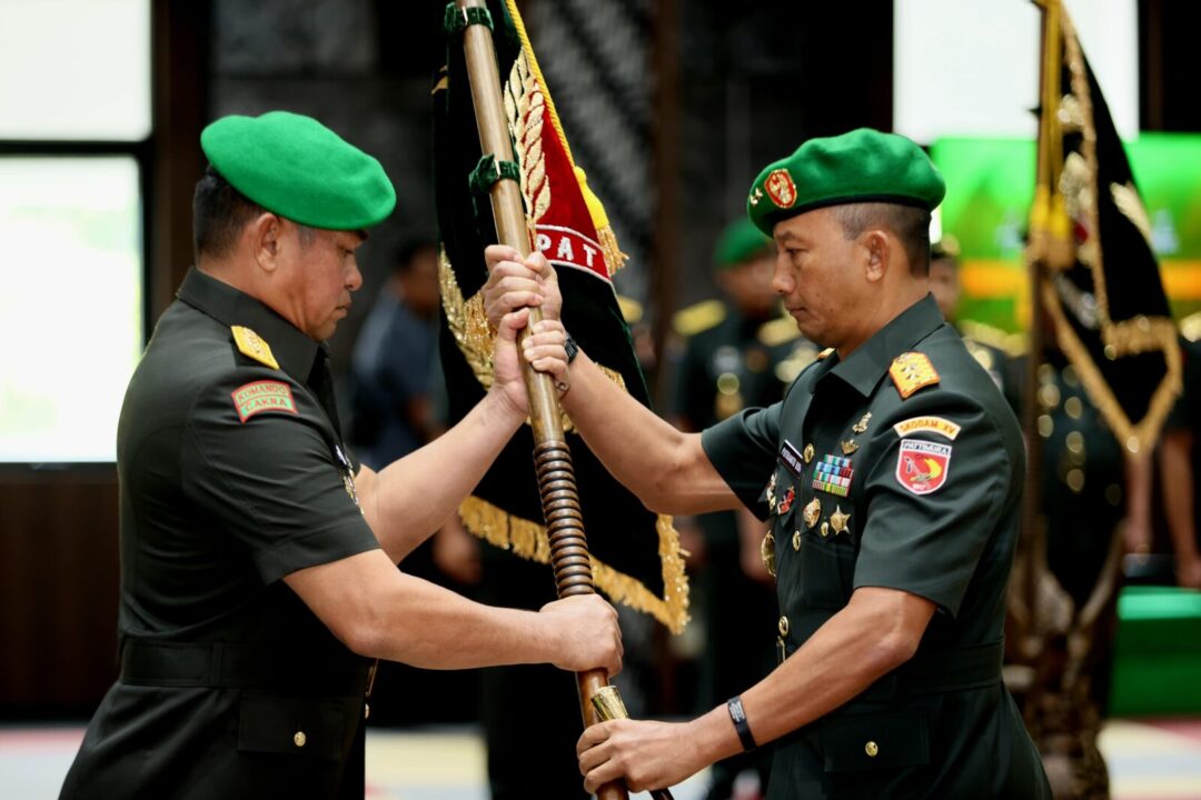 Kasad Pimpin Sertijab Dua Pangdam dan Tiga Jabatan Strategis TNI AD