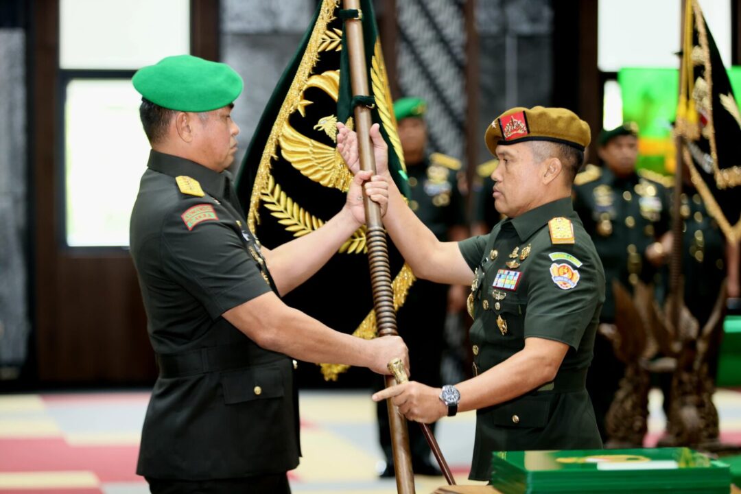 Kasad Pimpin Sertijab Dua Pangdam dan Tiga Jabatan Strategis TNI AD