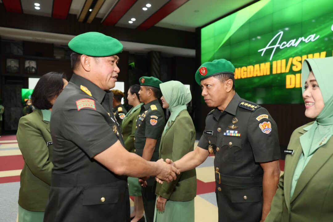 Kasad Pimpin Sertijab Dua Pangdam dan Tiga Jabatan Strategis TNI AD