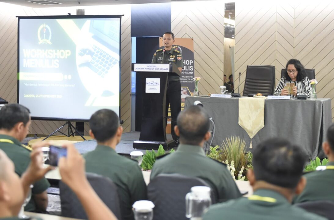 Membentuk Penerangan TNI AD Cakap Bernarasi, Dispenad Gelar Workshop Menulis