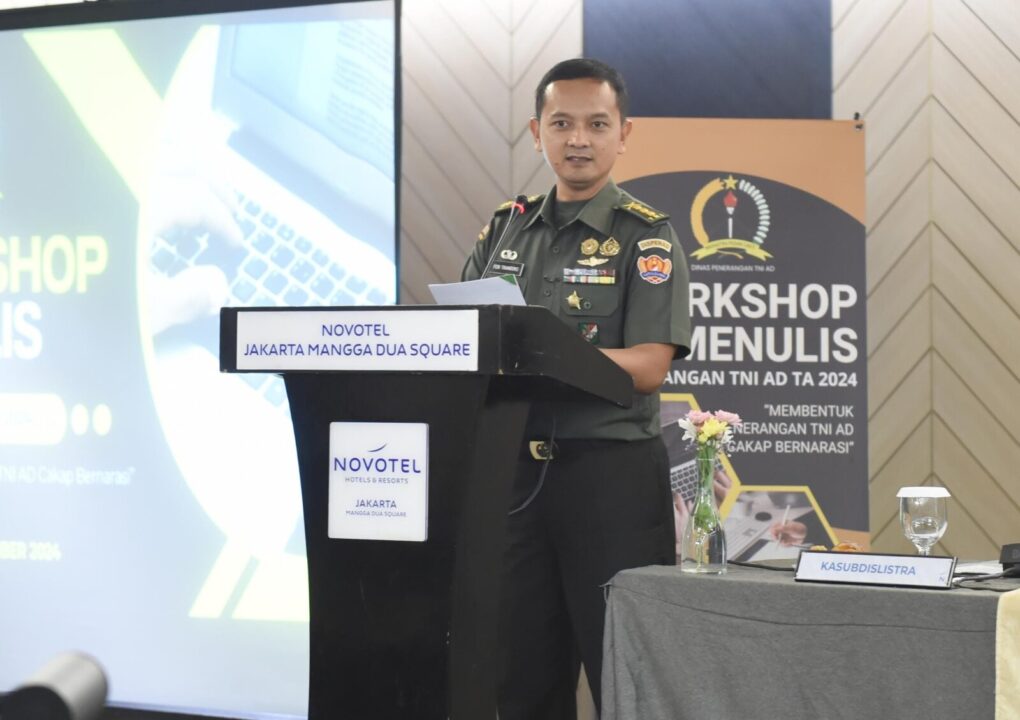 Membentuk Penerangan TNI AD Cakap Bernarasi, Dispenad Gelar Workshop Menulis