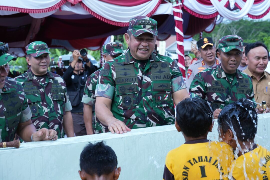 Resmikan Sumur Bor di Palangkaraya, Kasad : Program TNI AD Tingkatkan Kesejahteraan dan Ketahanan Pangan