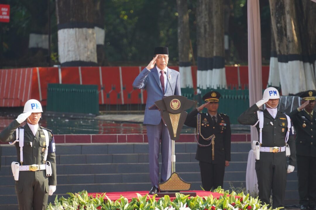 Kasad Dampingi Presiden Jokowi Peringati Kesaktian Pancasila di Monumen Lubang Buaya