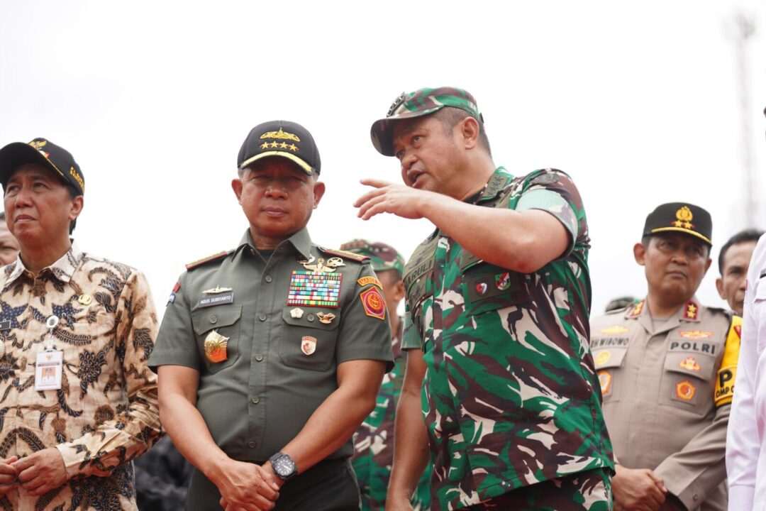 Solusi Irigasi Ratusan Hektar Sawah di Banyumas, Panglima TNI dan Kasad Resmikan Instalasi Pompa Hidram