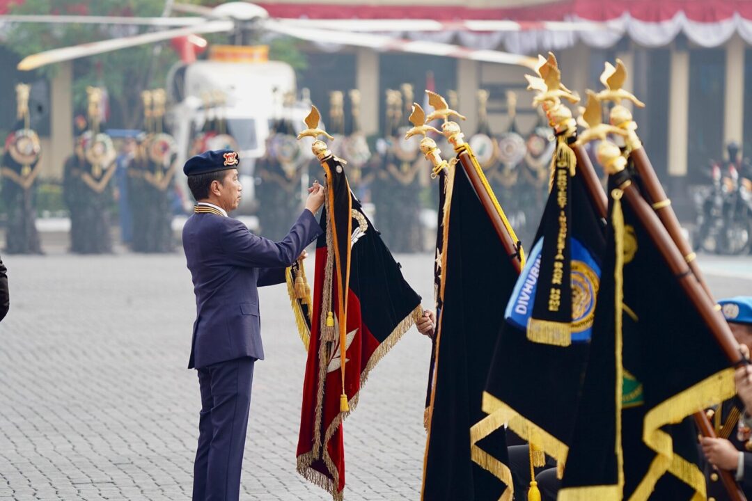 Kasad Saksikan 15 Ribu Personel Polri Apel Kesiapan Pengamanan Pelantikan Presiden dan Wapres RI