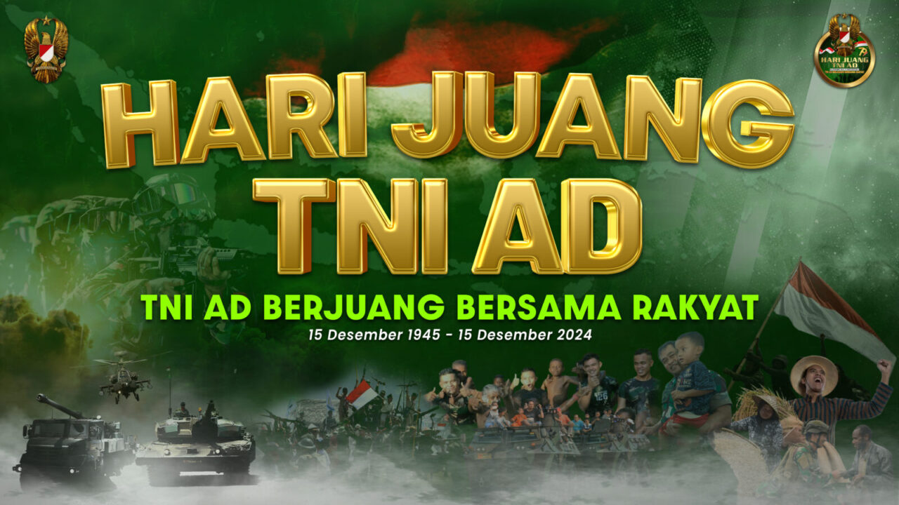 Banner Hari Juang TNI AD 2024
