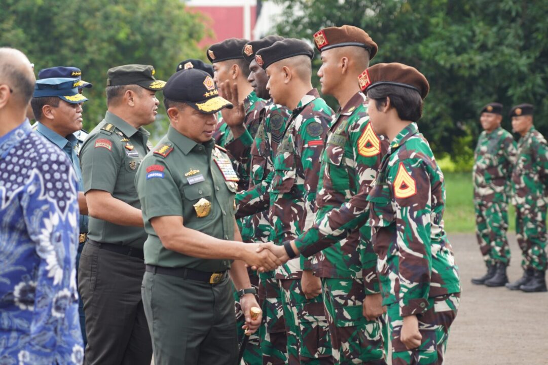 Kasad Hadiri Upacara Pemberangkatan Kontingen Patriot Indonesia ke India