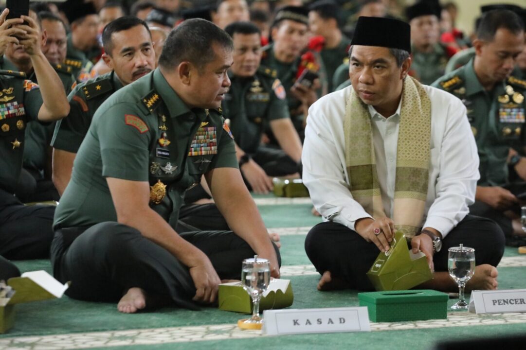 Hadiri Isra Mi’raj di Mabesad, Kasad Ajak Prajurit Perkuat Disiplin dan Ketakwaan