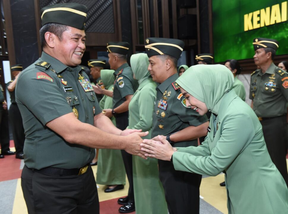 Kasad Pimpin Kenaikan Pangkat 18 Pati TNI AD