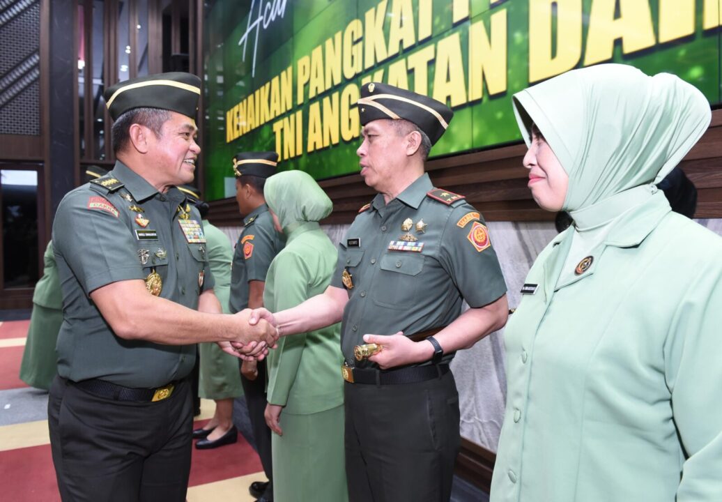 Kasad Pimpin Kenaikan Pangkat 18 Pati TNI AD