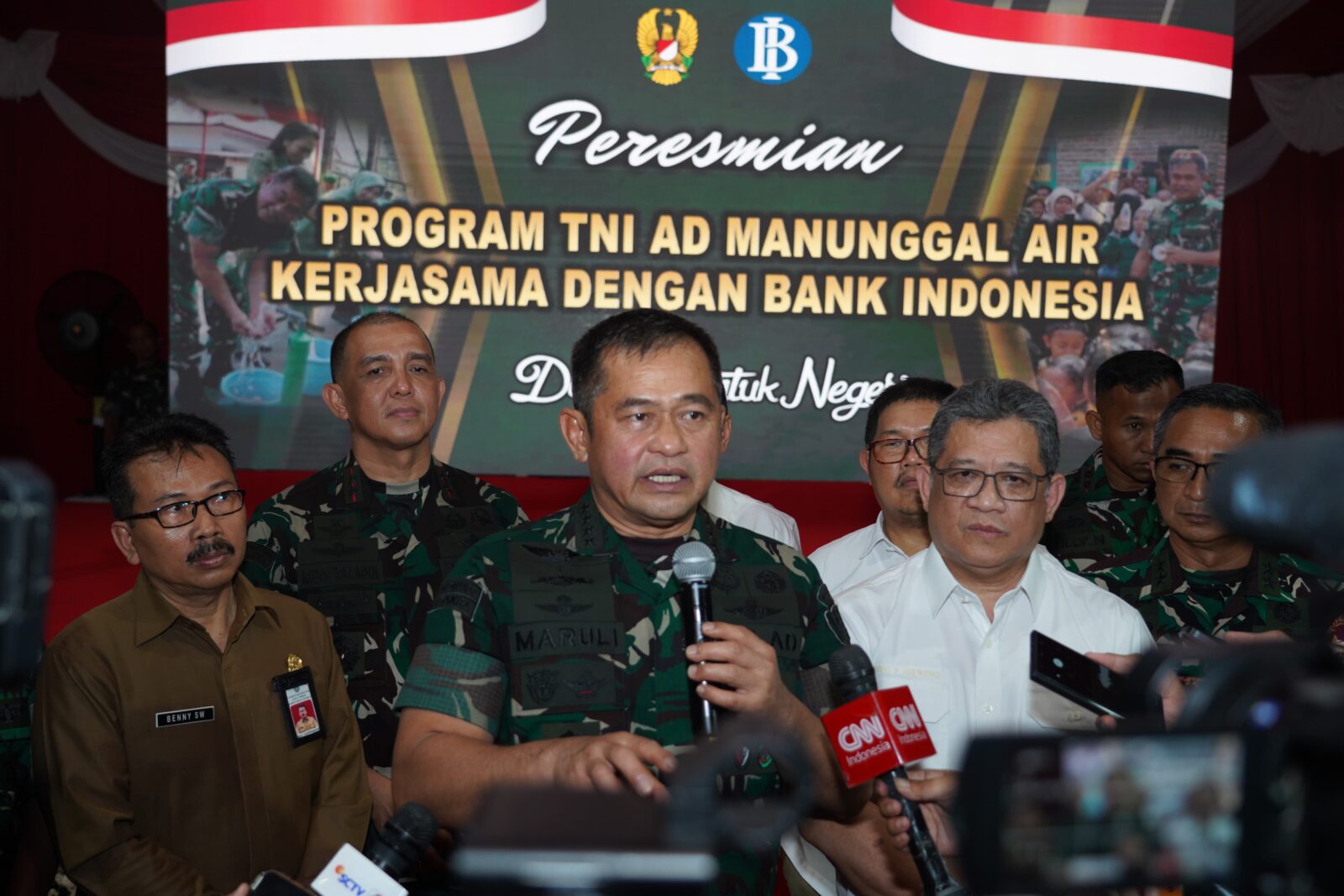 TNI AD dan Bank Indonesia Bersinergi Bangun Sumber Air Bersih untuk Masyarakat