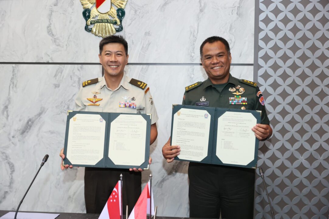 Wakasad Terima Kunjungan Chief of Staff (General Staff) Singapore Army, Bahas Penguatan Kerja Sama Militer