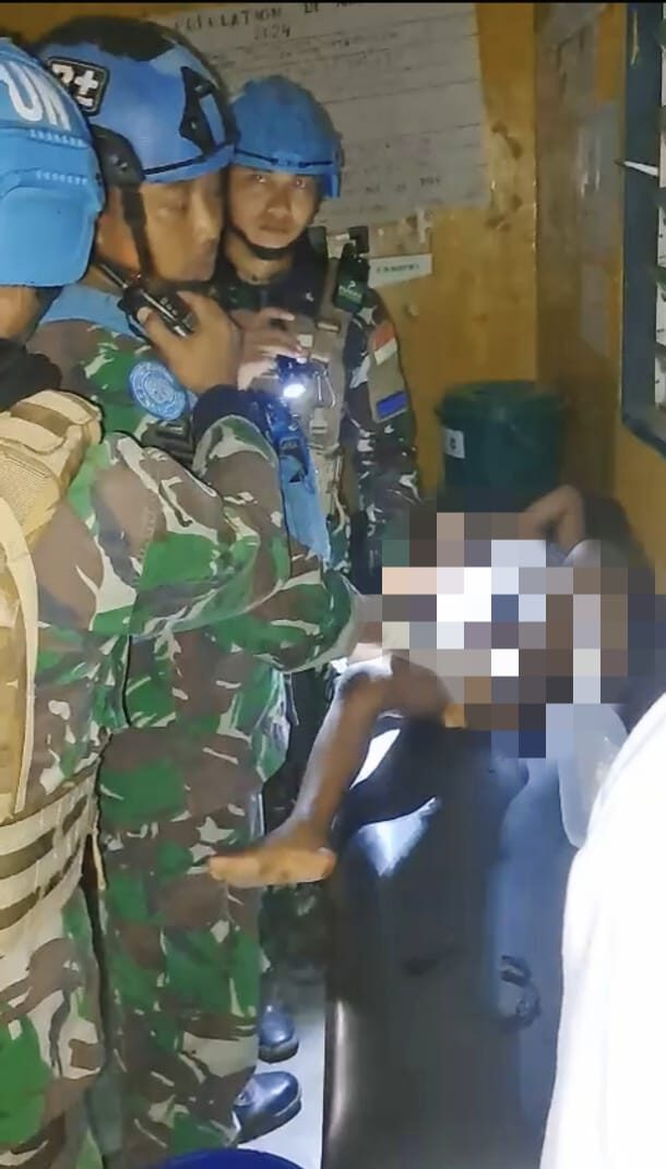 AKSI PRAJURIT SATGAS INDO RDB 39 F MONUSCO SELAMATKAN WARGA DARI SERANGAN MILISI