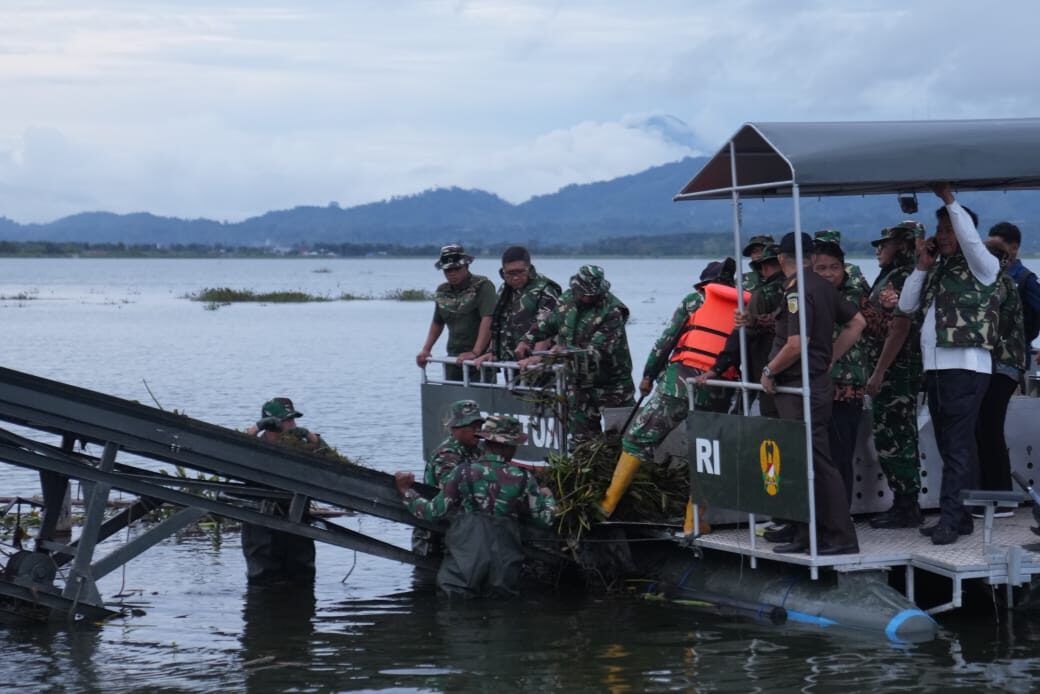 Kasad: Pembersihan Danau Tondano Jadi Contoh bagi Daerah Lain