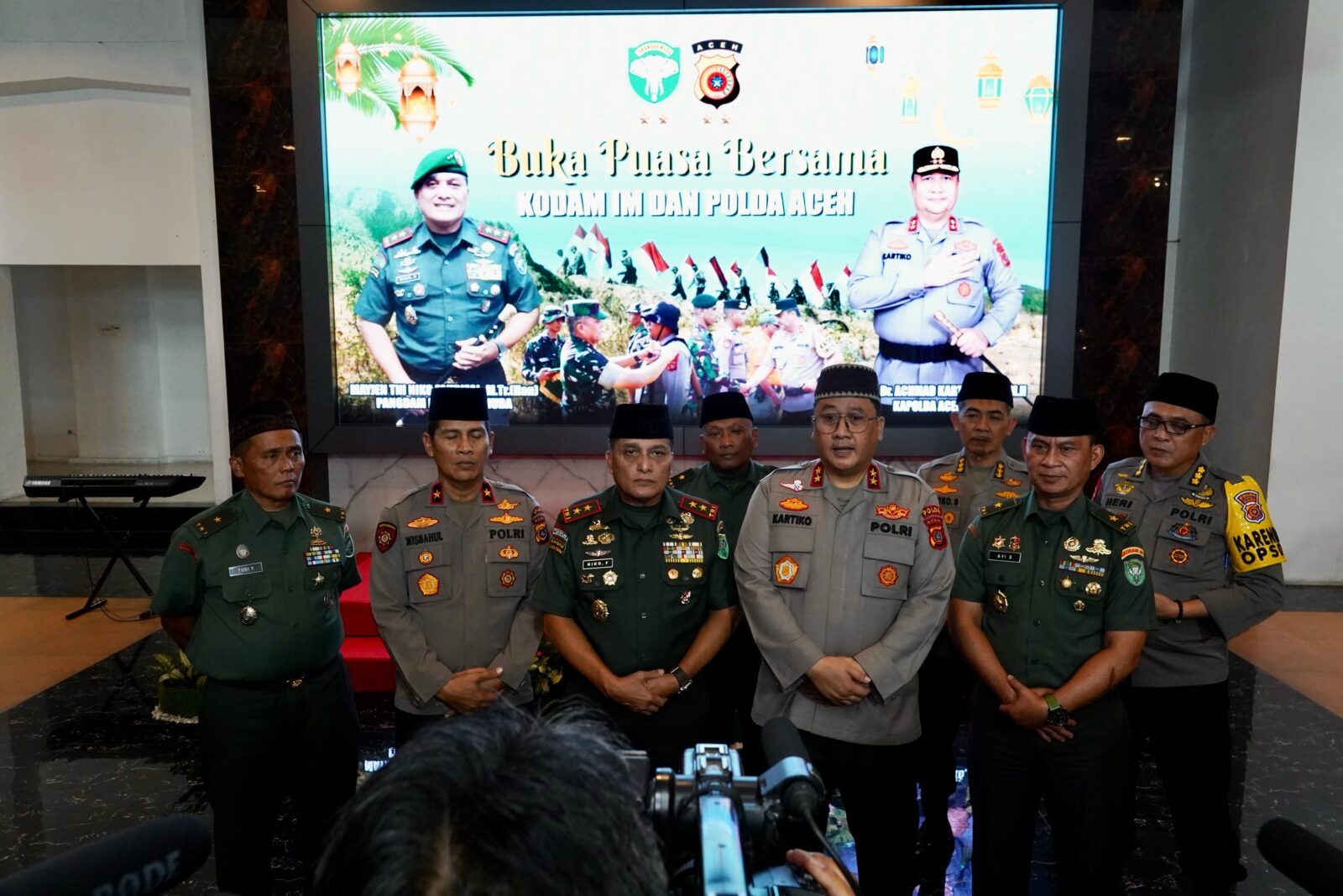 Jaga Soliditas, Kodam IM dan Polda Aceh Gelar Buka Puasa Bersama