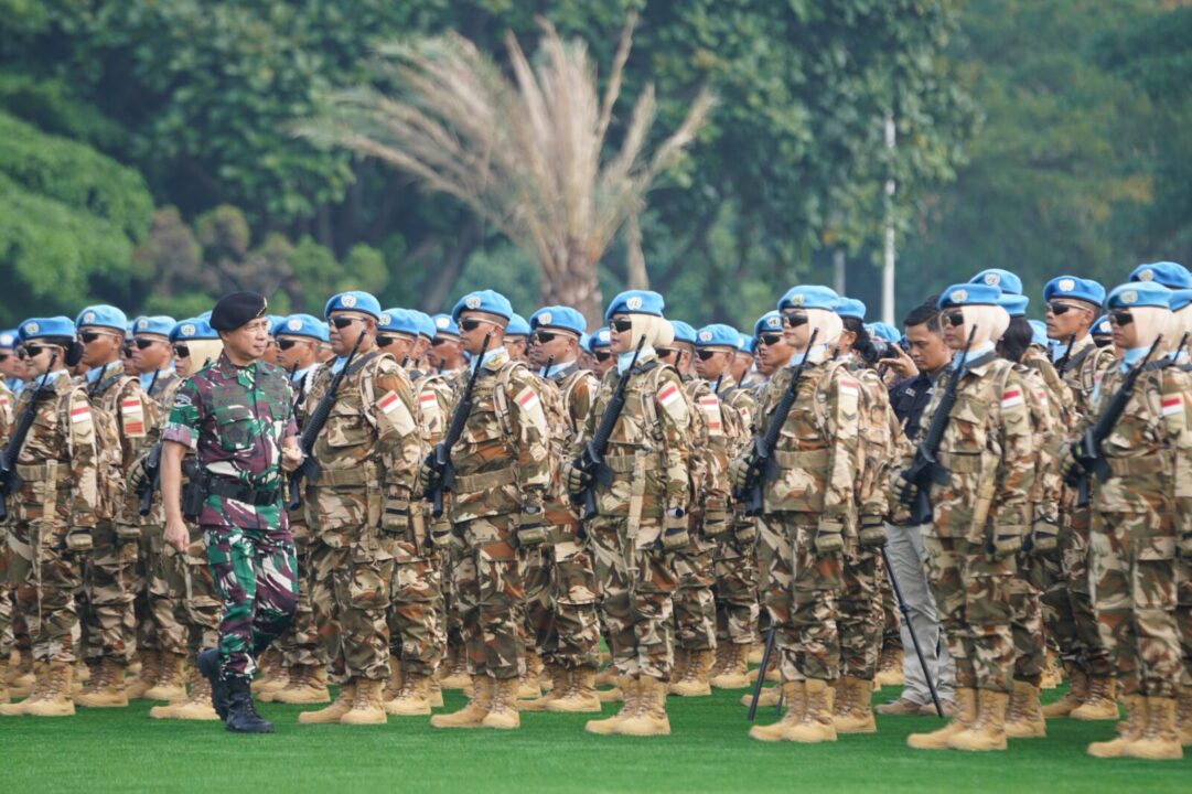 Kasad Dampingi Panglima TNI Berangkatkan 1.090 Personel Satgas UNIFIL ke Lebanon