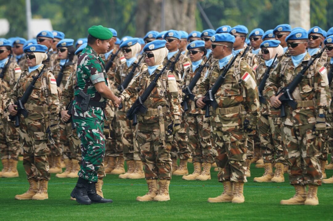 Kasad Dampingi Panglima TNI Berangkatkan 1.090 Personel Satgas UNIFIL ke Lebanon