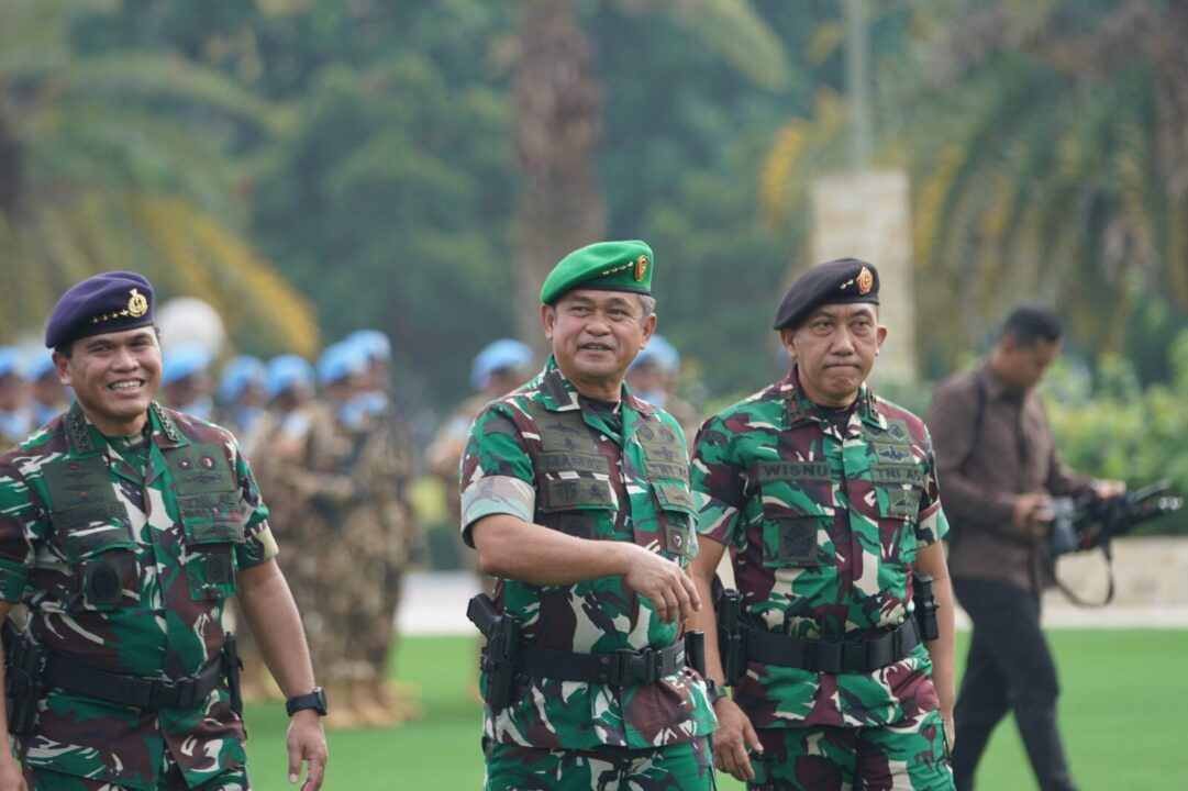 Kasad Dampingi Panglima TNI Berangkatkan 1.090 Personel Satgas UNIFIL ke Lebanon