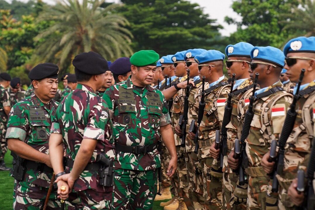 Kasad Dampingi Panglima TNI Berangkatkan 1.090 Personel Satgas UNIFIL ke Lebanon