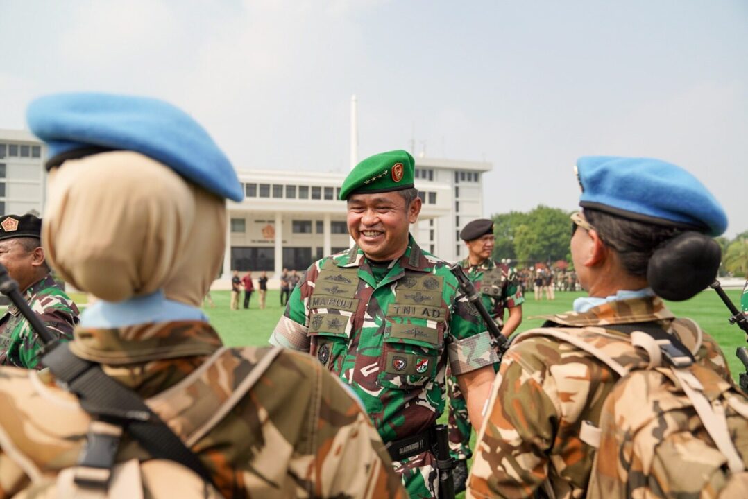 Kasad Dampingi Panglima TNI Berangkatkan 1.090 Personel Satgas UNIFIL ke Lebanon