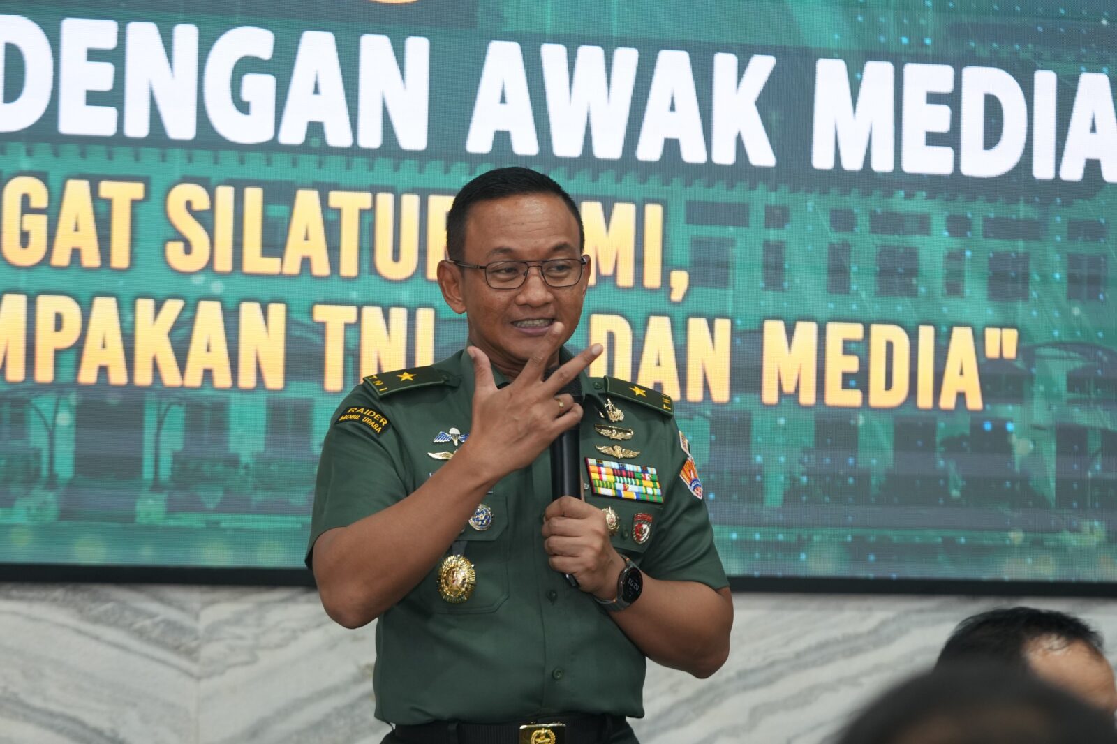 Halal Bihalal Dispenad, Pererat Sinergi TNI AD dan Insan Media