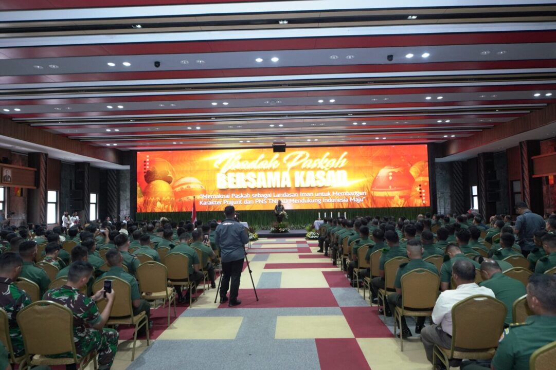 Rayakan Paskah Bersama Warga Kristiani Mabesad, Kasad: Teguhkan Iman, Bangun Karakter Diri