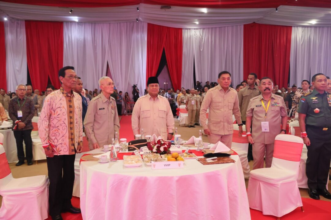 Kasad Hadiri Halal Bihalal Presiden dengan PPAD dan Keluarga Besar TNI-Polri