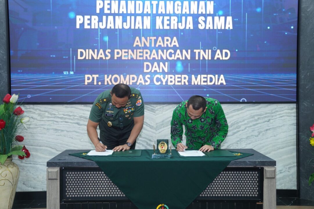 Brigade Podcast: Kolaborasi Strategis TNI AD dan Kompas Cyber Media Guna Perkuat Literasi Publik