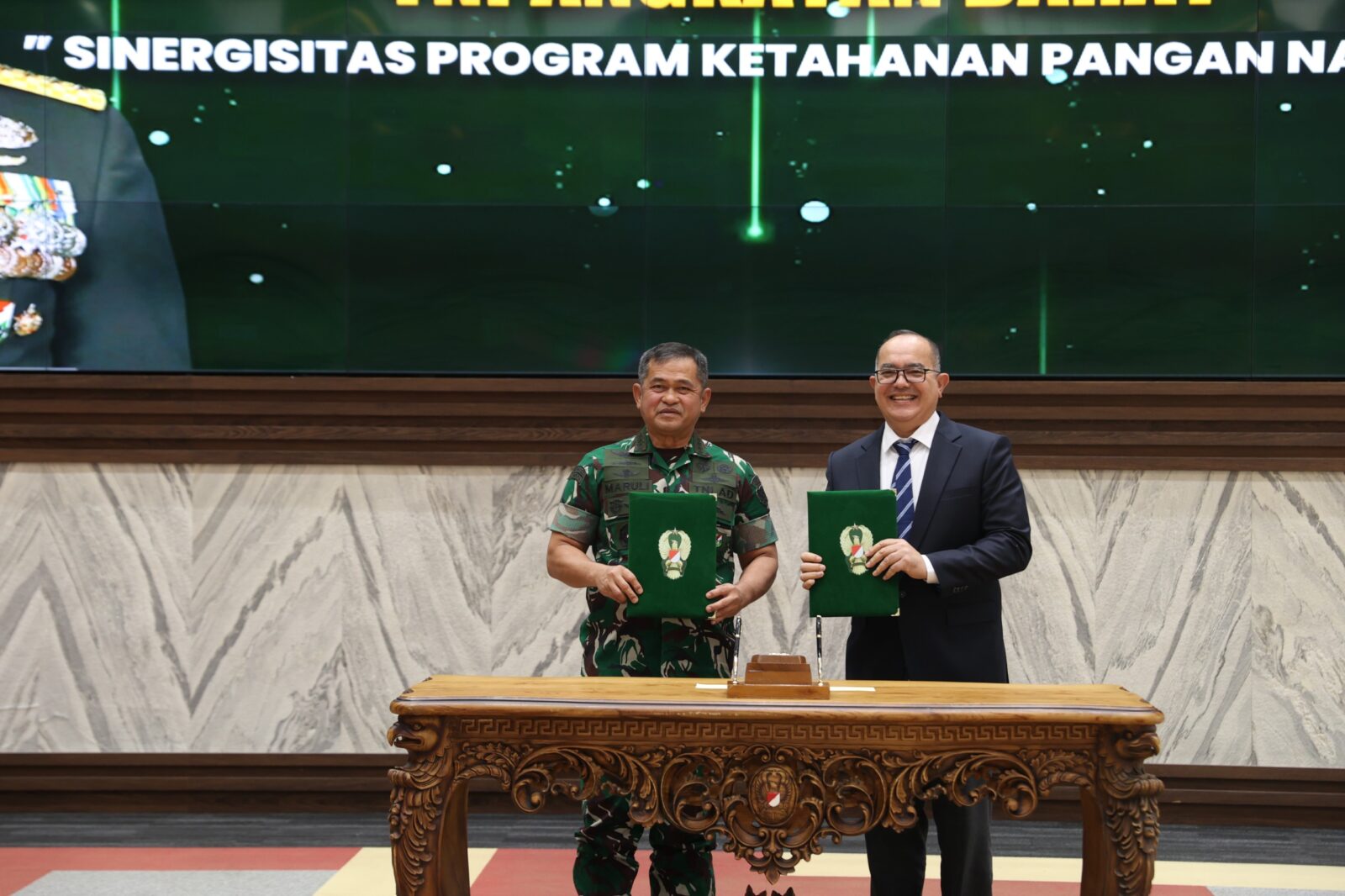 Kasad dan PT Agrinas Teken Kerja Sama Ketahanan Pangan, Perkuat Komitmen Swasembada Nasional