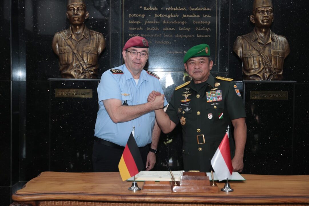 Kasad Terima Kunjungan Kasad Jerman, Pererat Kerja Sama Latihan Militer dan Pengembangan Alutsista
