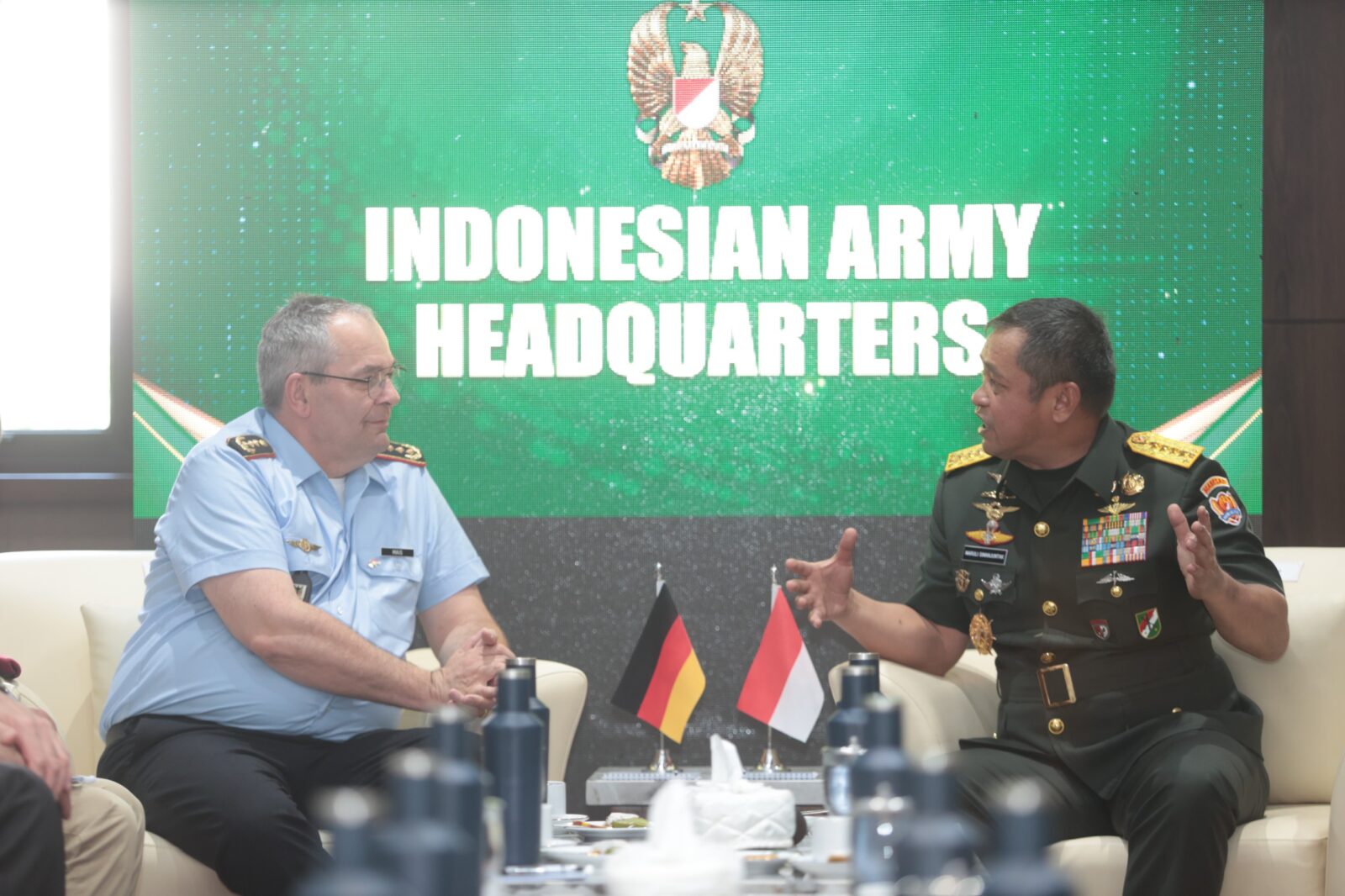 Kasad Terima Kunjungan Kasad Jerman, Pererat Kerja Sama Latihan Militer dan Pengembangan Alutsista
