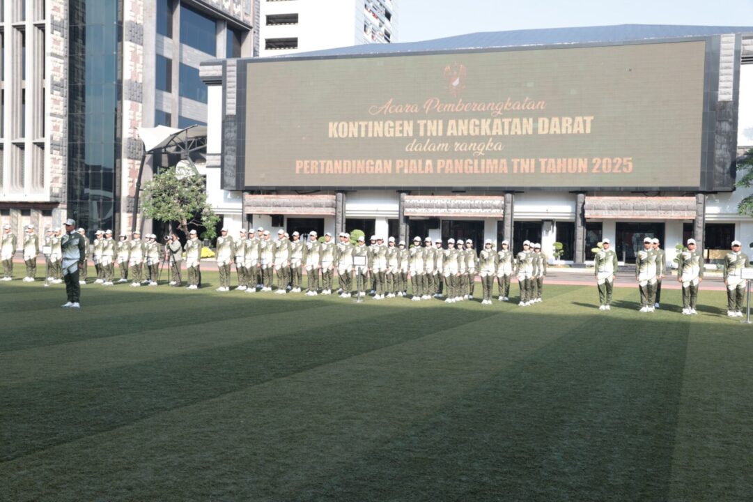 Kontingen TNI AD Siap Ukir Prestasi di Piala Panglima TNI 2025