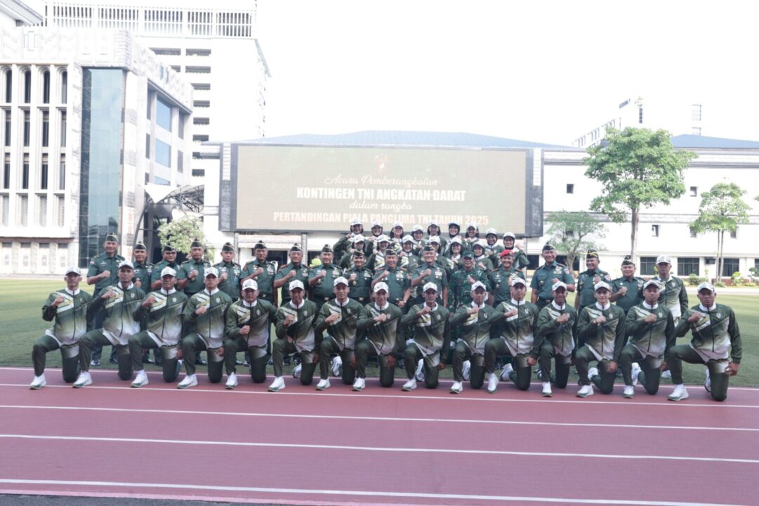 Kontingen TNI AD Siap Ukir Prestasi di Piala Panglima TNI 2025