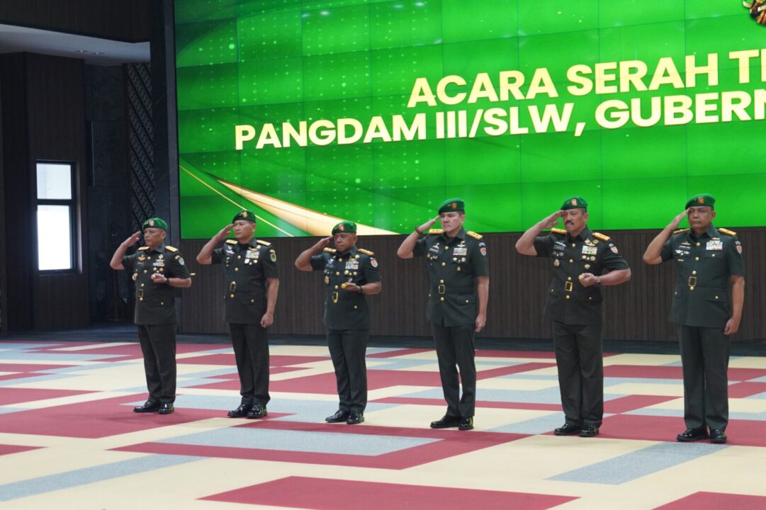 Kasad Pimpin Sertijab Pangdam III/Siliwangi, Gubernur Akmil, dan Dansecapa AD
