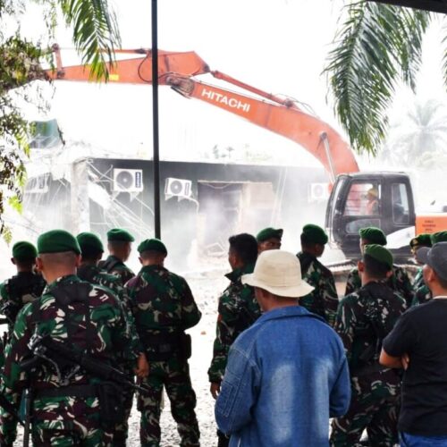 TNI AD dan Aparat Gabungan Tertibkan Tempat Hiburan Malam Sarang Narkoba di Sumut