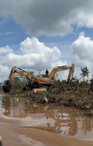 Cetak Sawah di Kalimantan, Prajurit TNI AD Sulap Lahan Jadi Lumbung Pangan