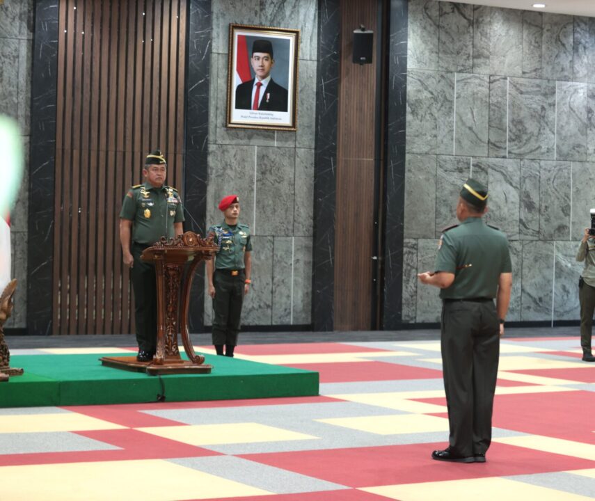 23 Perwira Tinggi TNI AD Naik Pangkat, Kasad: Amanah Baru untuk Pengabdian Lebih Besar