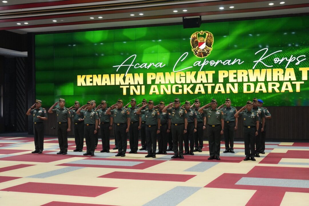 23 Perwira Tinggi TNI AD Naik Pangkat, Kasad: Amanah Baru untuk Pengabdian Lebih Besar