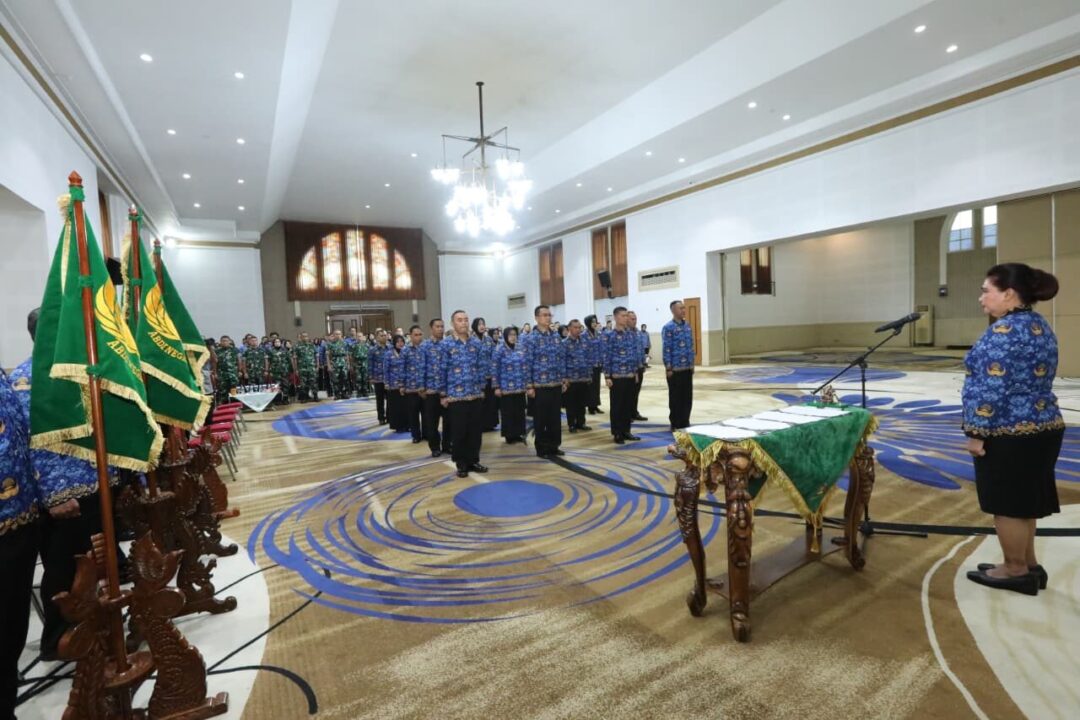 Pengukuhan Pengurus Korpri Sub Unit Kodiklatad, Pussenkav, Secapaad, dan Disjarahad: Perkuat Profesionalisme ASN TNI AD